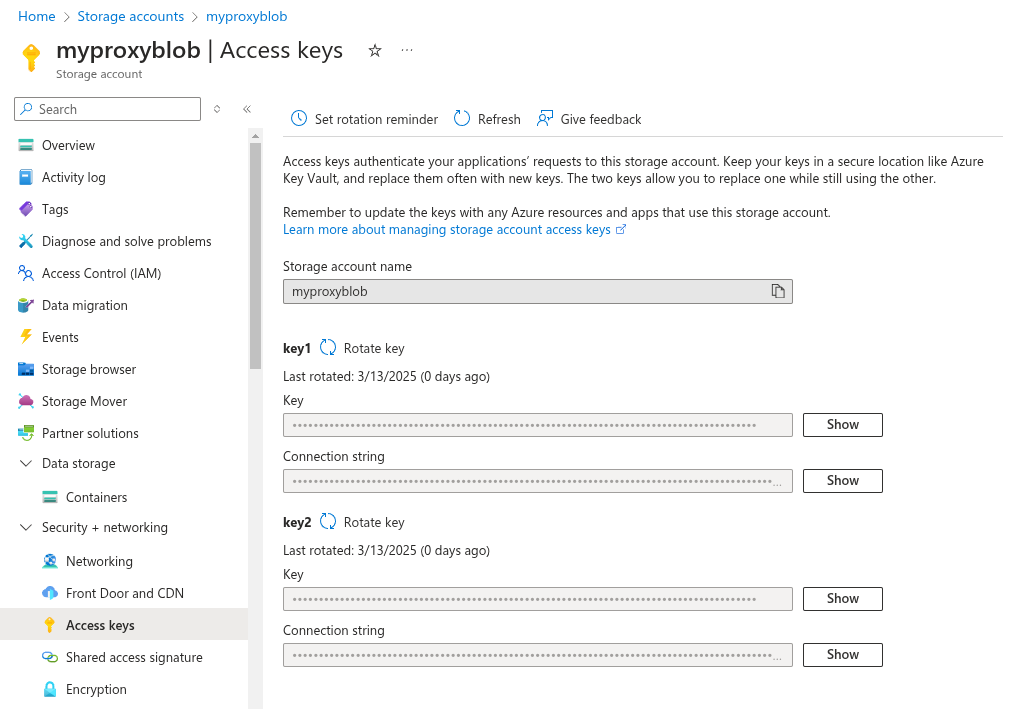 Access Keys