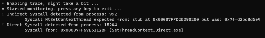 Identification of Abnormal Syscalls