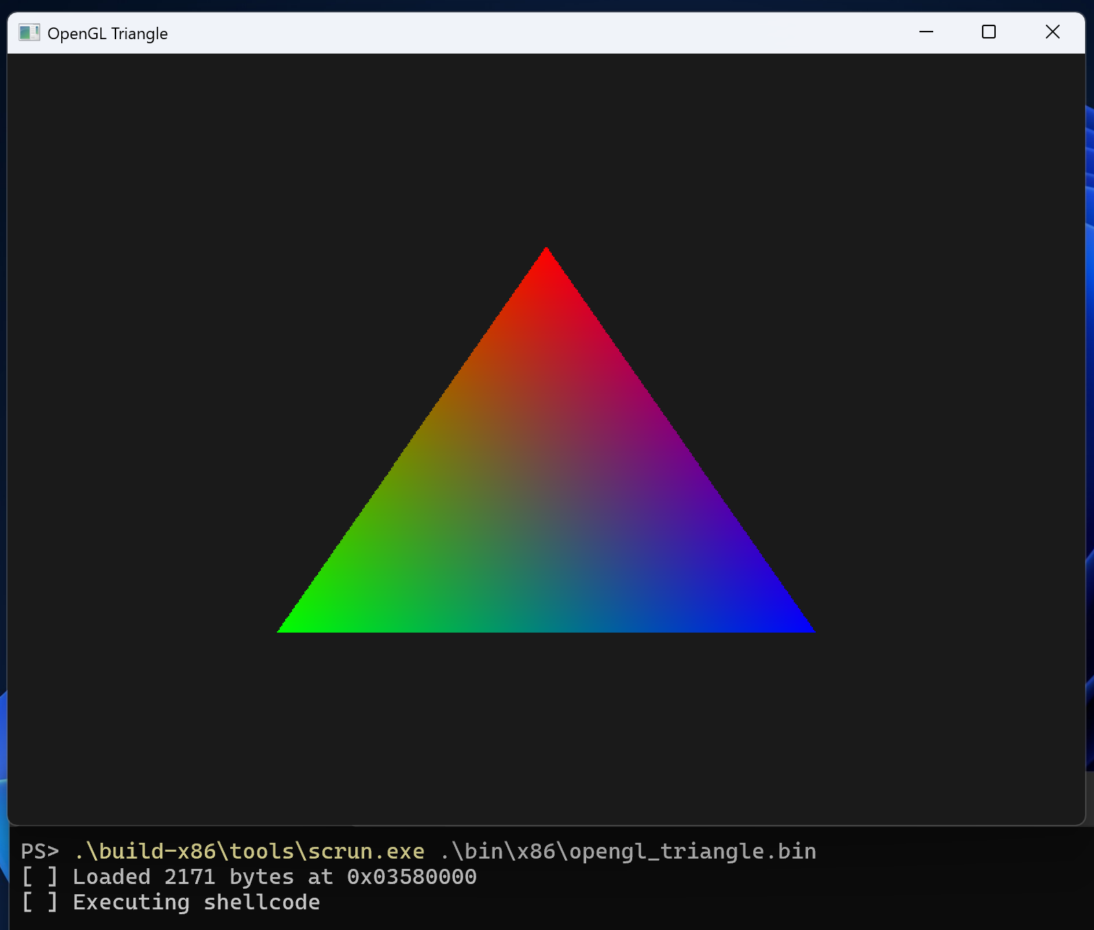 scrun output